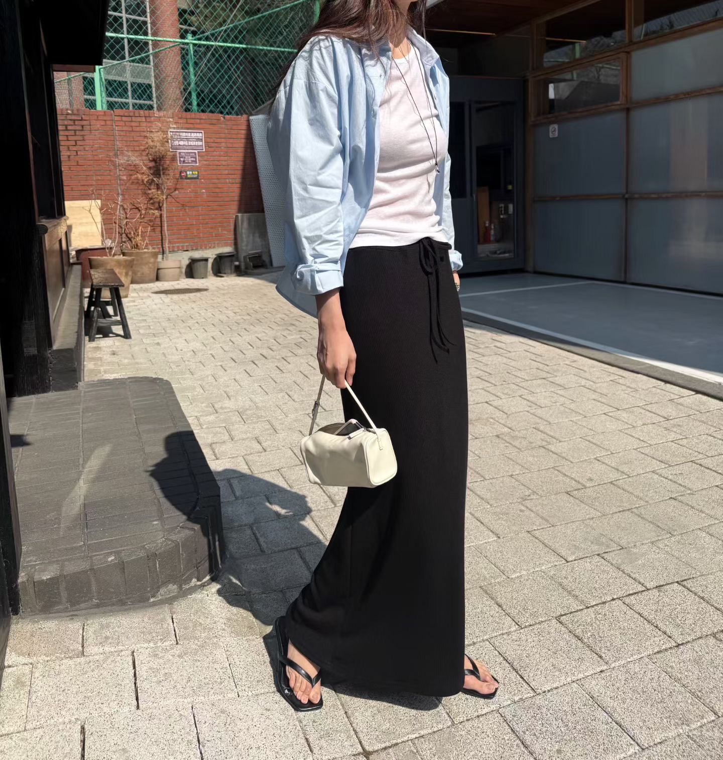 SLEEK-슬릭-OT韓國直郵女士新款人氣休閑熱賣26春夏長裙SLEEK長裙