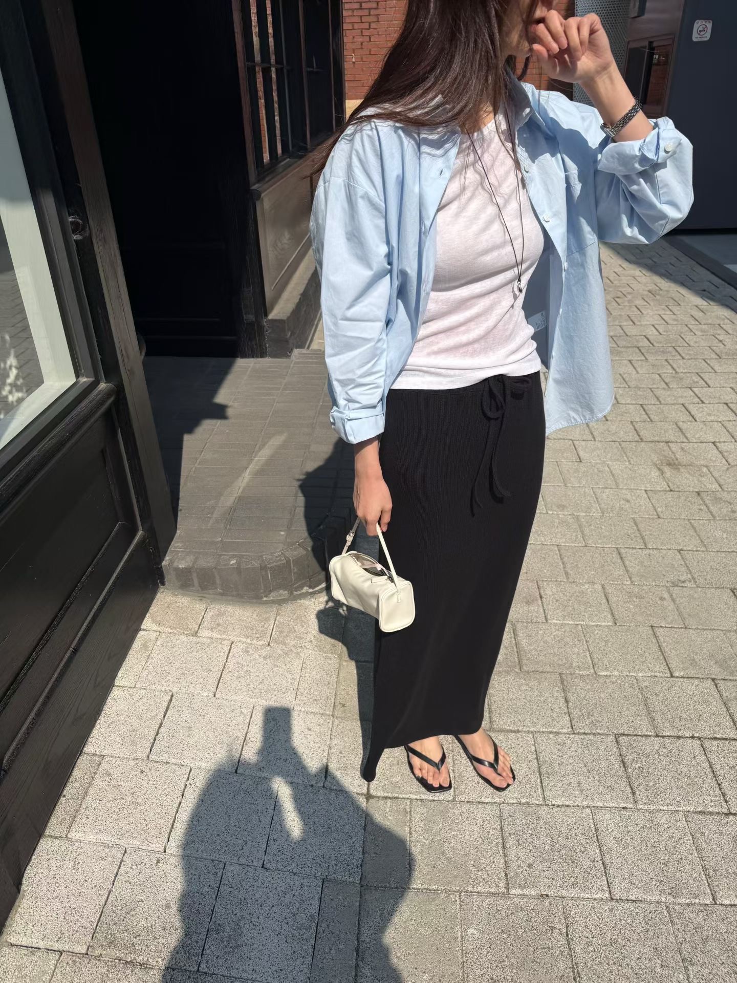 SLEEK-슬릭-OT韓國直郵女士新款人氣休閑熱賣26春夏長裙SLEEK長裙圖色2