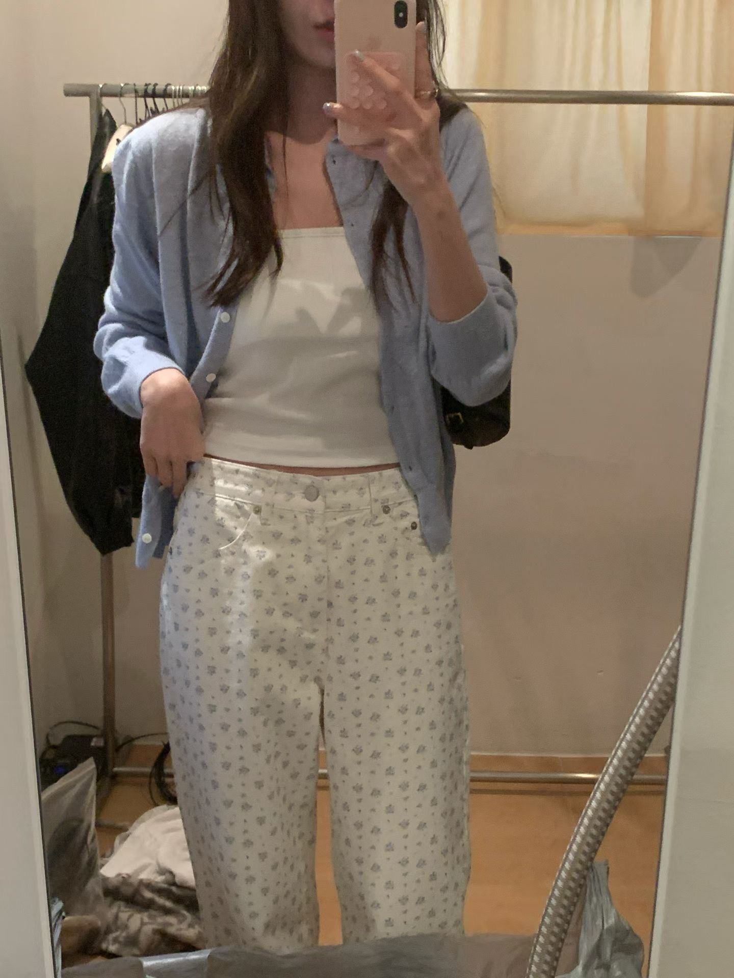 SLEEK-슬릭-OT韓國直郵實拍女裝新款熱賣時尚休閑牛仔褲SLEEK牛仔褲