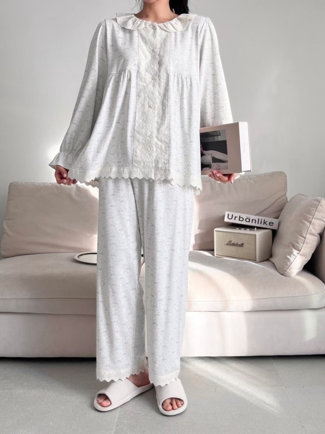 VICTORIA-P韓國代購女裝新款熱賣時尚推薦人氣睡衣兩件套VICTORIA睡衣