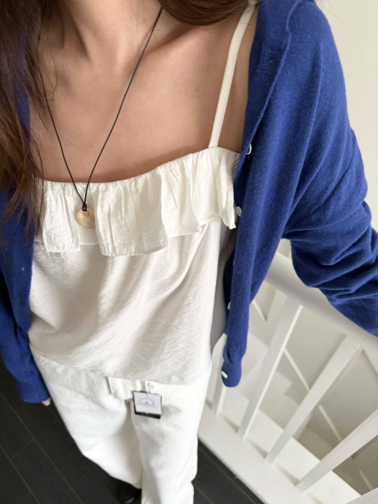 SLEEK-슬릭-OT韓國東大門直郵女裝新品職業吊帶背心荷葉邊SLEEK吊帶/背心