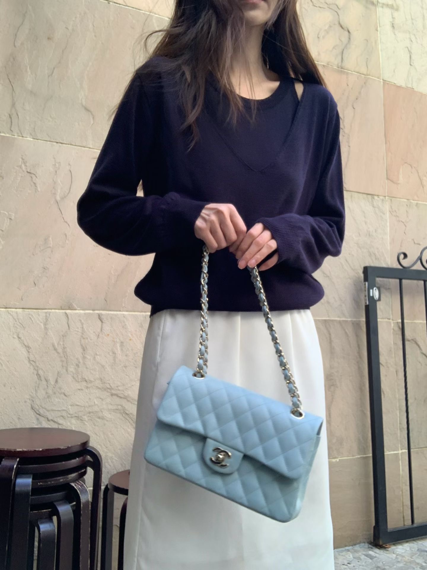 SLEEK-슬릭-OT韓國代購女裝新款職業推薦人氣針織衫假兩件SLEEK針織衫