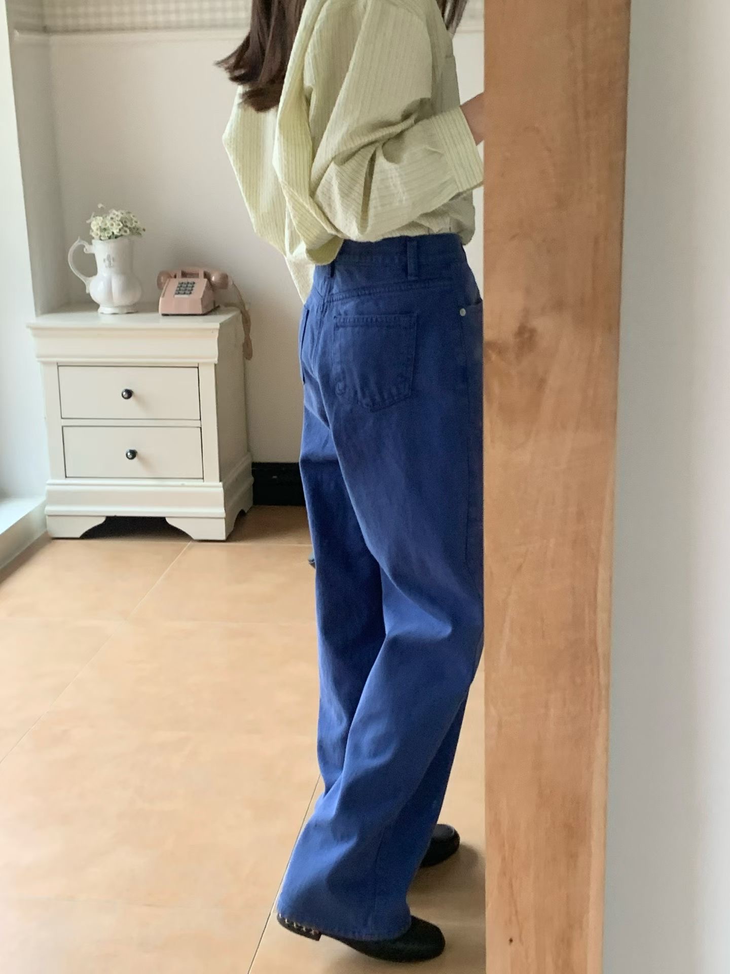 SLEEK-슬릭-OT韓國東大門直郵女士新品推薦休閑人氣牛仔褲SLEEK牛仔褲