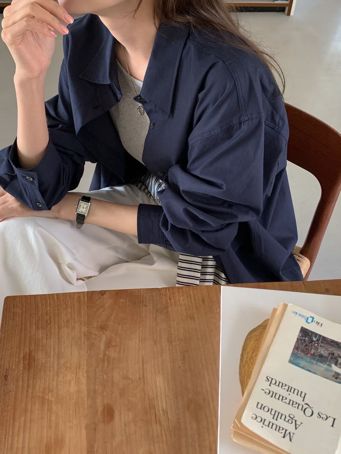 SUNDAY/FF韓國代購女裝新品休閑職業熱賣26春夏襯衫蕾絲衫SUNDAY/FF襯衫/蕾絲衫