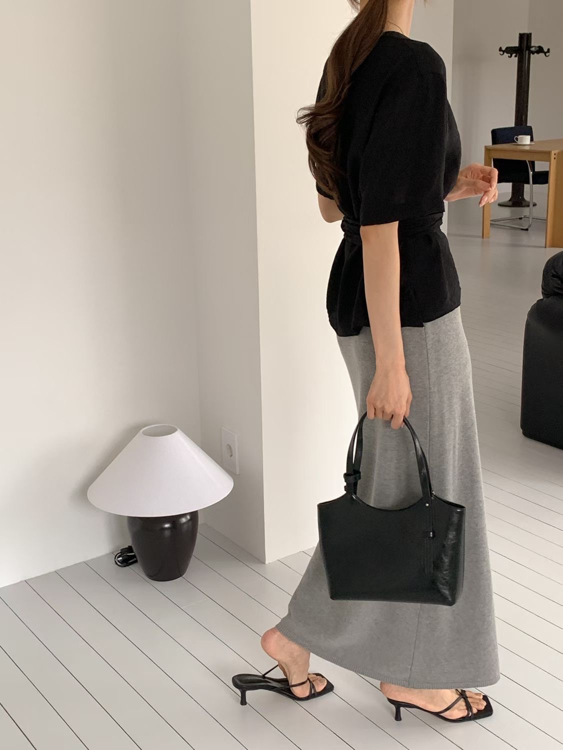 SUNDAY/FF韓國東大門代購女裝新品推薦職業人氣熱賣長裙SUNDAY/FF長裙