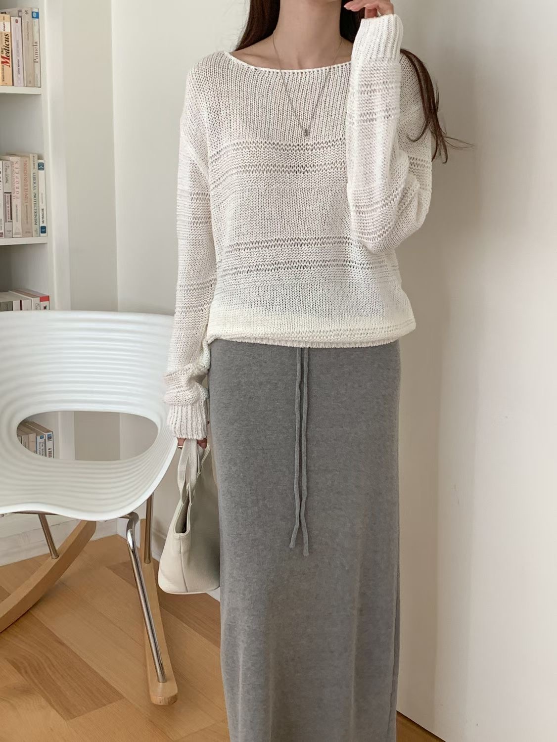 SUNDAY/FF韓國東大門代購女裝新品推薦職業人氣熱賣長裙SUNDAY/FF長裙