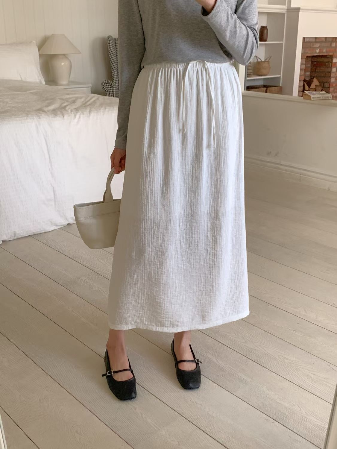 SUNDAY/FF韓國直郵實拍女士新品休閑人氣熱賣職業時尚長裙SUNDAY/FF長裙