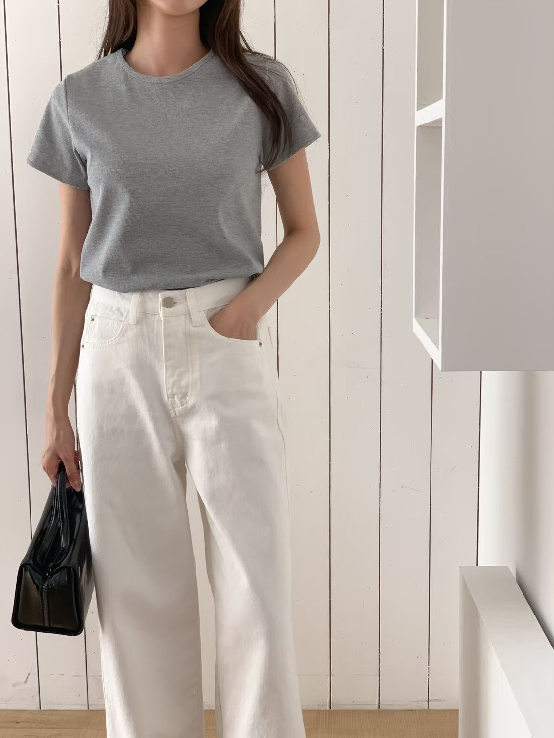 SUNDAY/FF韓國代購女裝新品推薦26春夏人氣熱賣時尚職業T恤SUNDAY/FFT恤圖色3