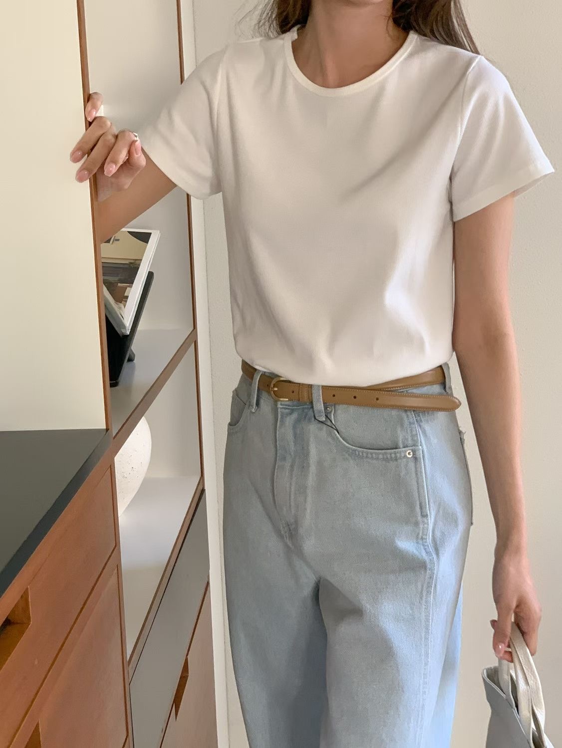 SUNDAY/FF韓國代購女裝新品推薦26春夏人氣熱賣時尚職業T恤SUNDAY/FFT恤圖色5