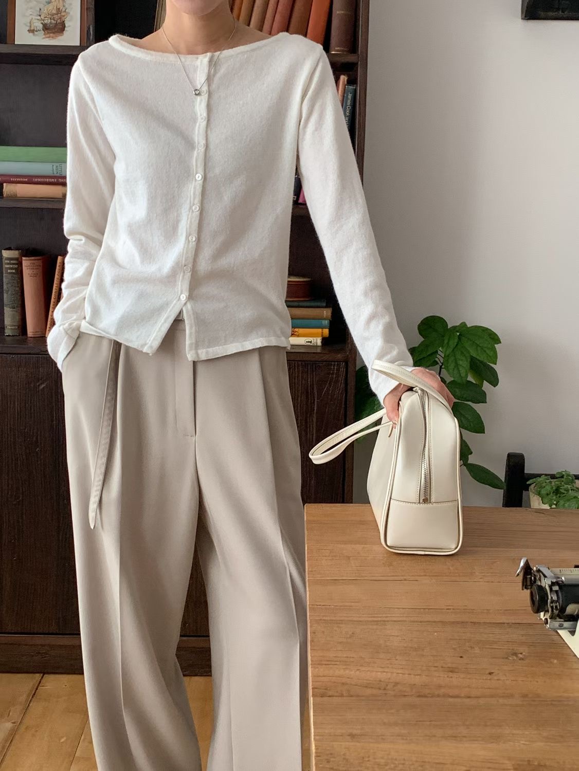 SUNDAY/FF韓國東大門代購女裝新品職業休閑人氣休閑褲腰帶SUNDAY/FF休閑褲