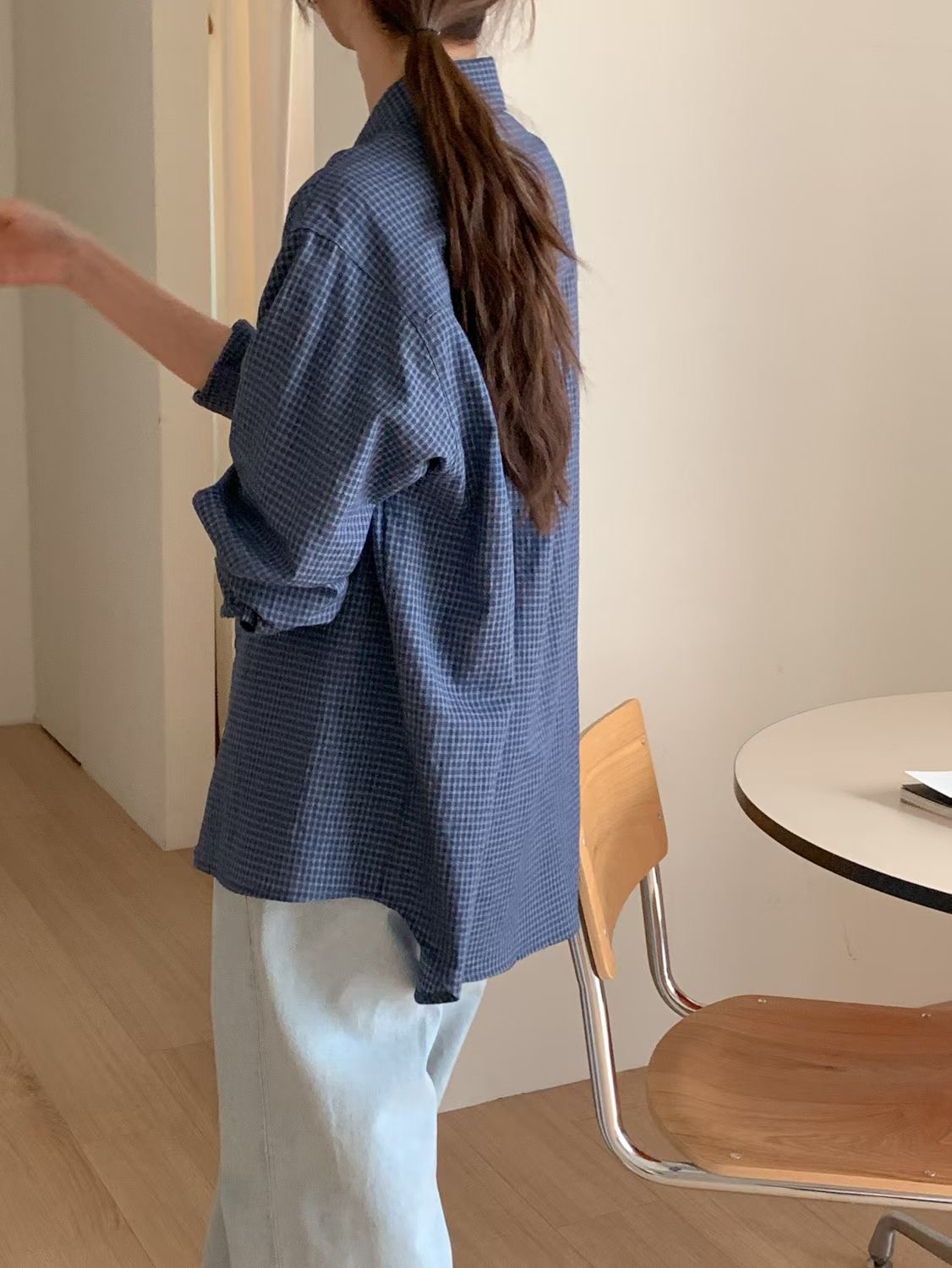 SUNDAY/FF韓國東大門直郵女士新品時尚襯衫蕾絲衫不含內搭SUNDAY/FF襯衫/蕾絲衫