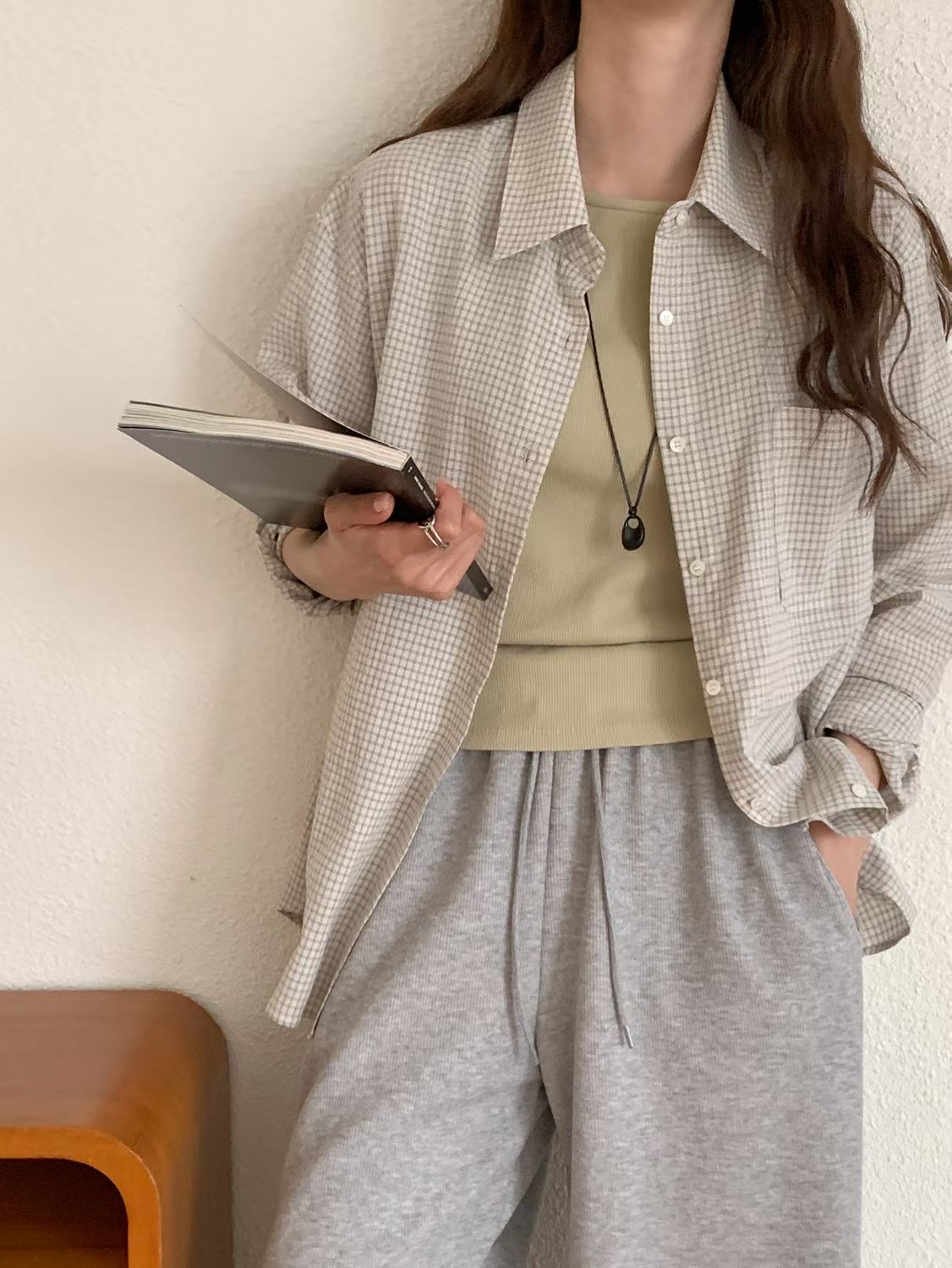 SUNDAY/FF韓國東大門直郵女士新品時尚襯衫蕾絲衫不含內搭SUNDAY/FF襯衫/蕾絲衫圖色4