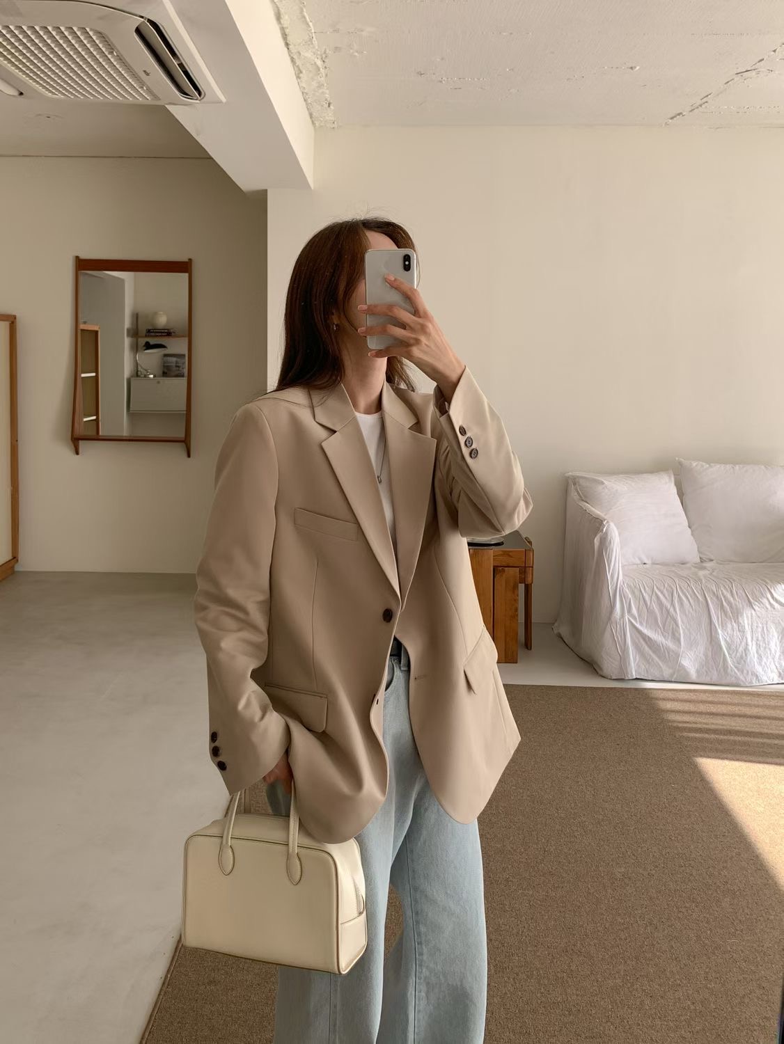 SUNDAY/FF韓國東大門代購女士新品休閑26春夏熱賣職業夾克SUNDAY/FF夾克