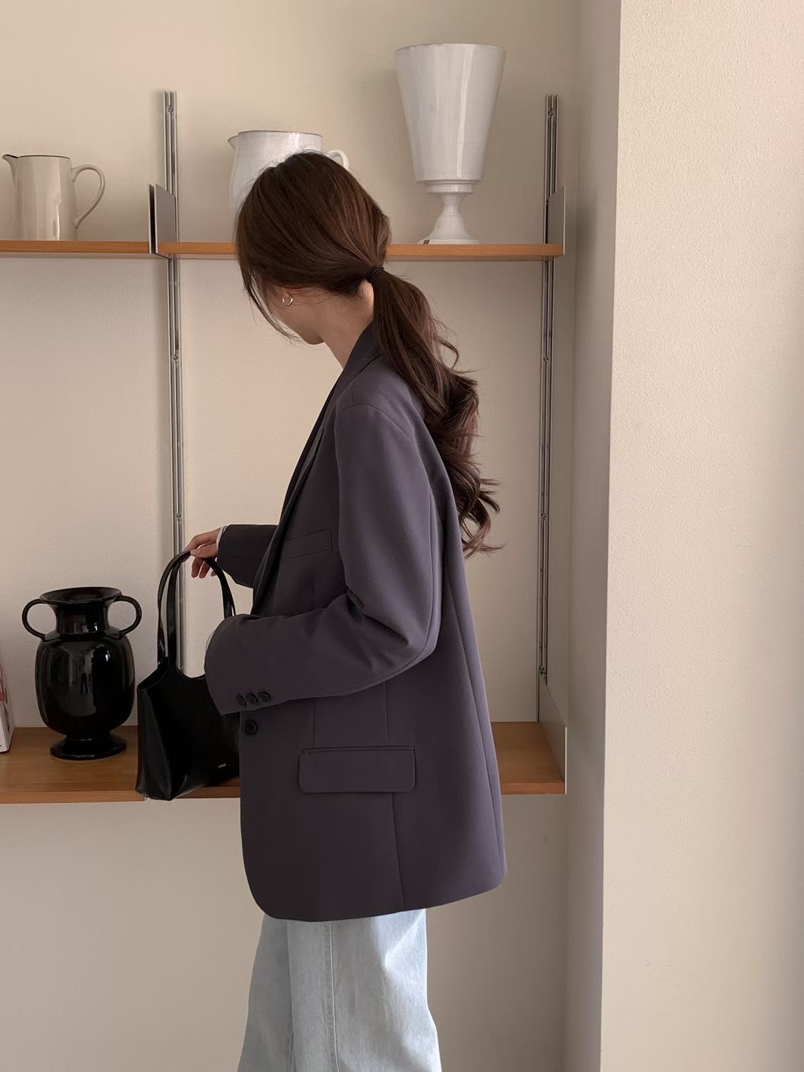 SUNDAY/FF韓國東大門代購女士新品休閑26春夏熱賣職業夾克SUNDAY/FF夾克