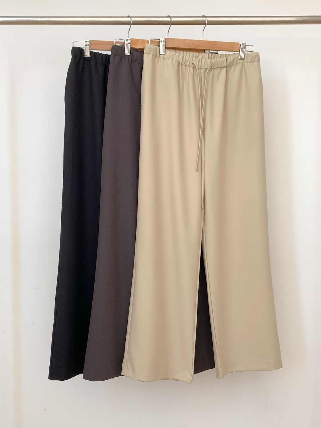 SUNDAY/FF韓國代購女裝新款休閑時尚人氣職業26春夏休閑褲SUNDAY/FF休閑褲圖色3左三色