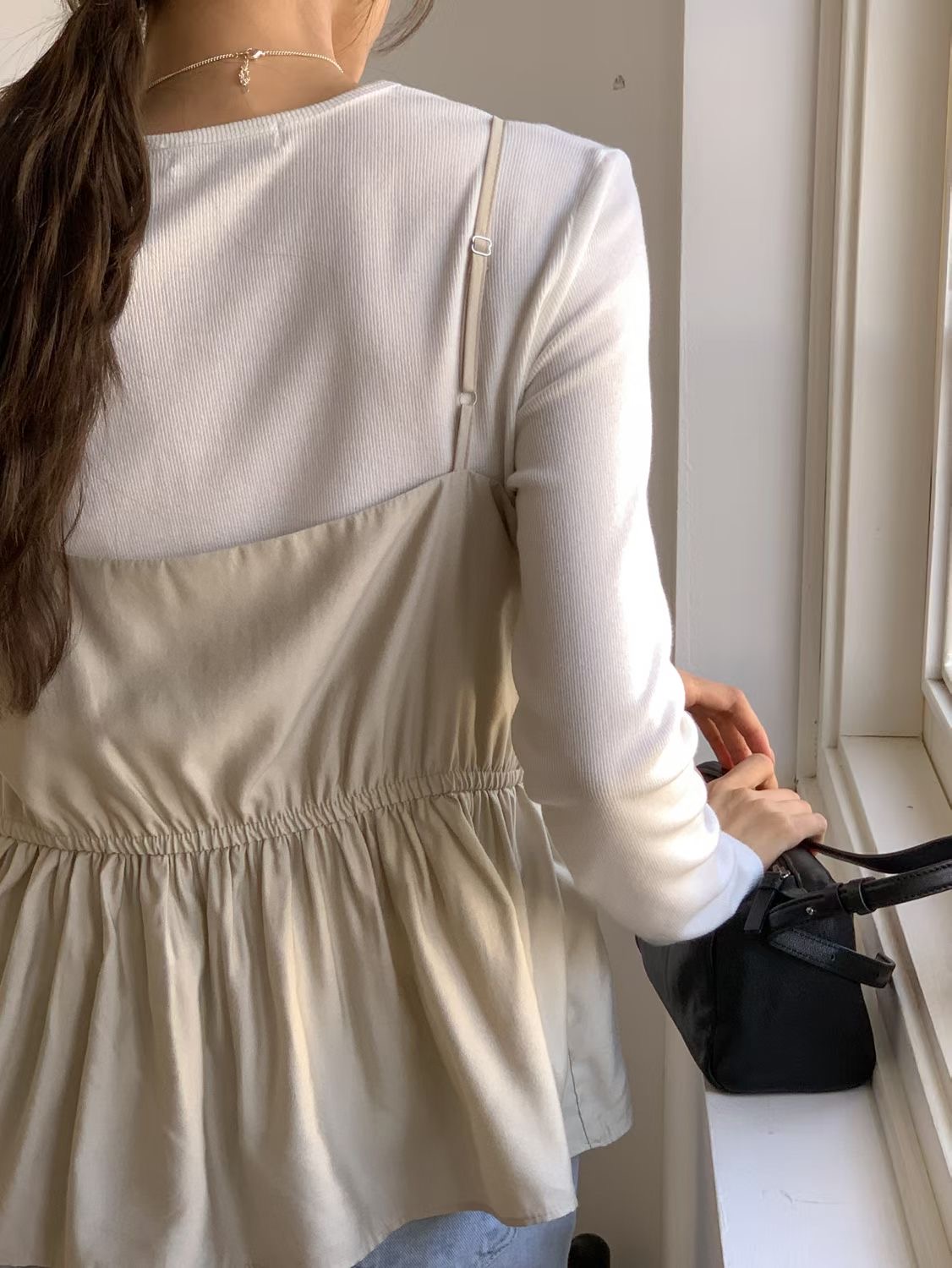 SUNDAY/FF韓國代購女裝新品時尚熱賣人氣吊帶背心不含內搭SUNDAY/FF吊帶/背心