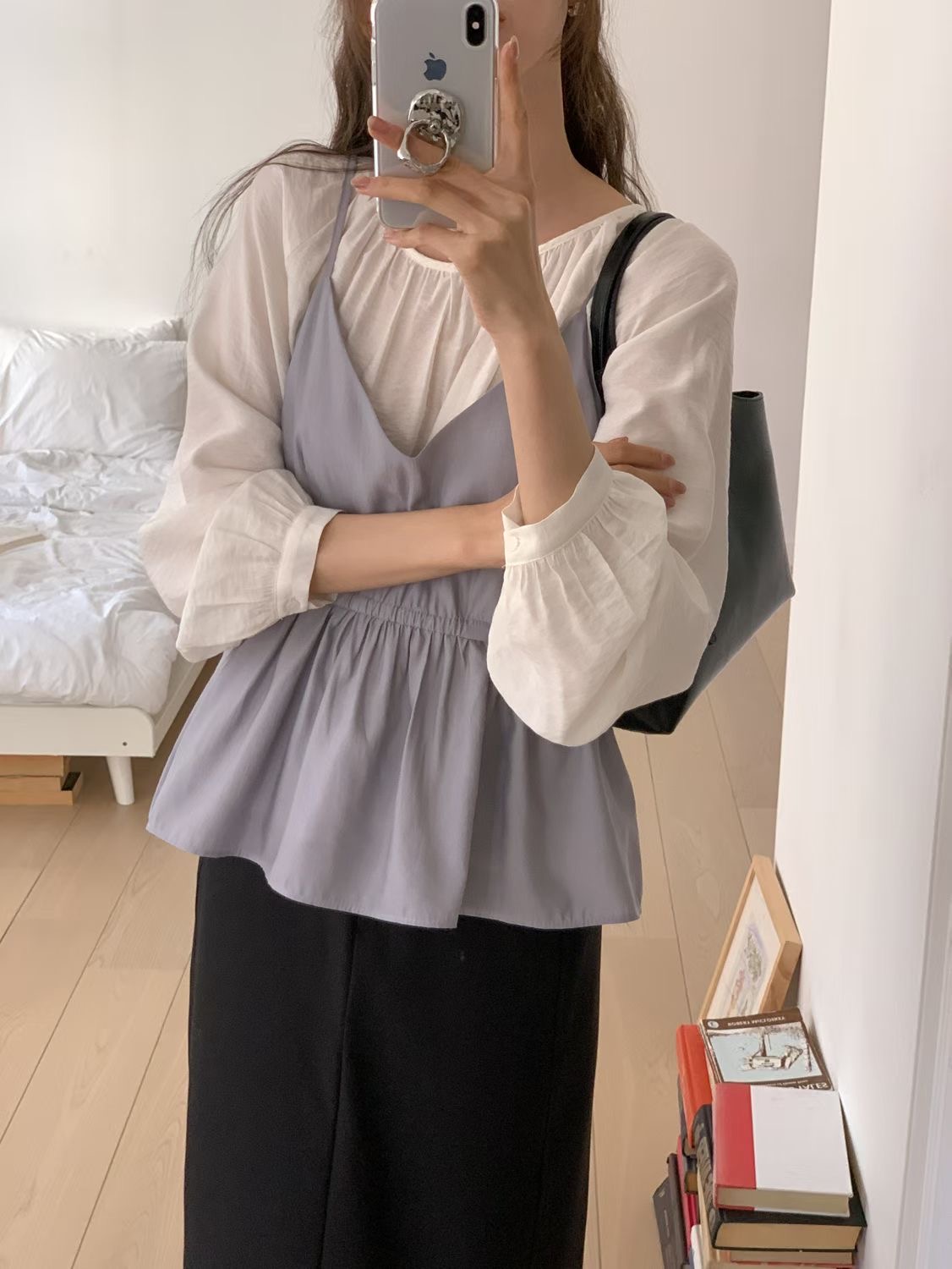 SUNDAY/FF韓國代購女裝新品時尚熱賣人氣吊帶背心不含內搭SUNDAY/FF吊帶/背心圖色2