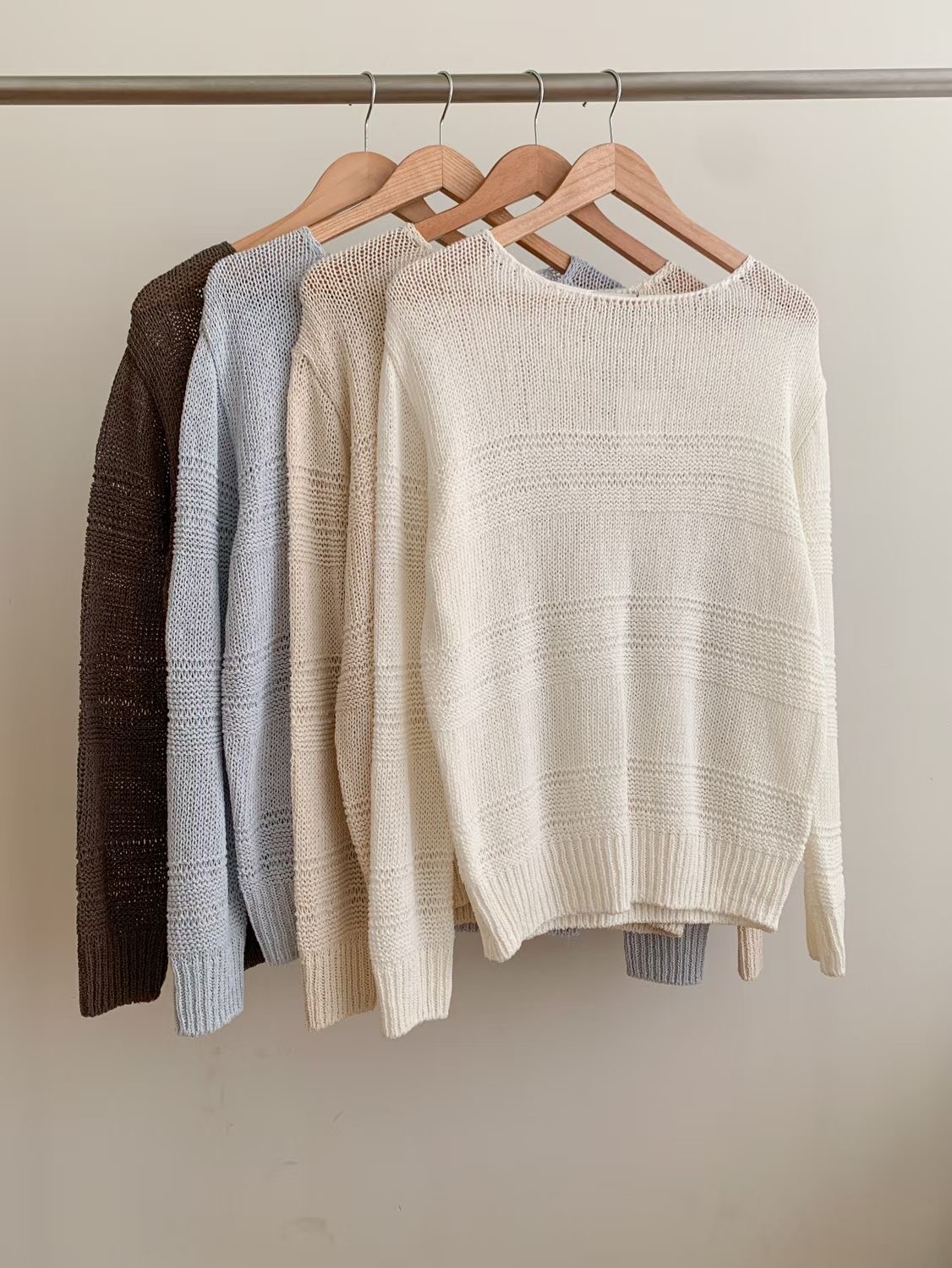 SUNDAY/FF韓國代購女士新款時尚推薦休閑職業人氣針織衫SUNDAY/FF針織衫圖色1左一色