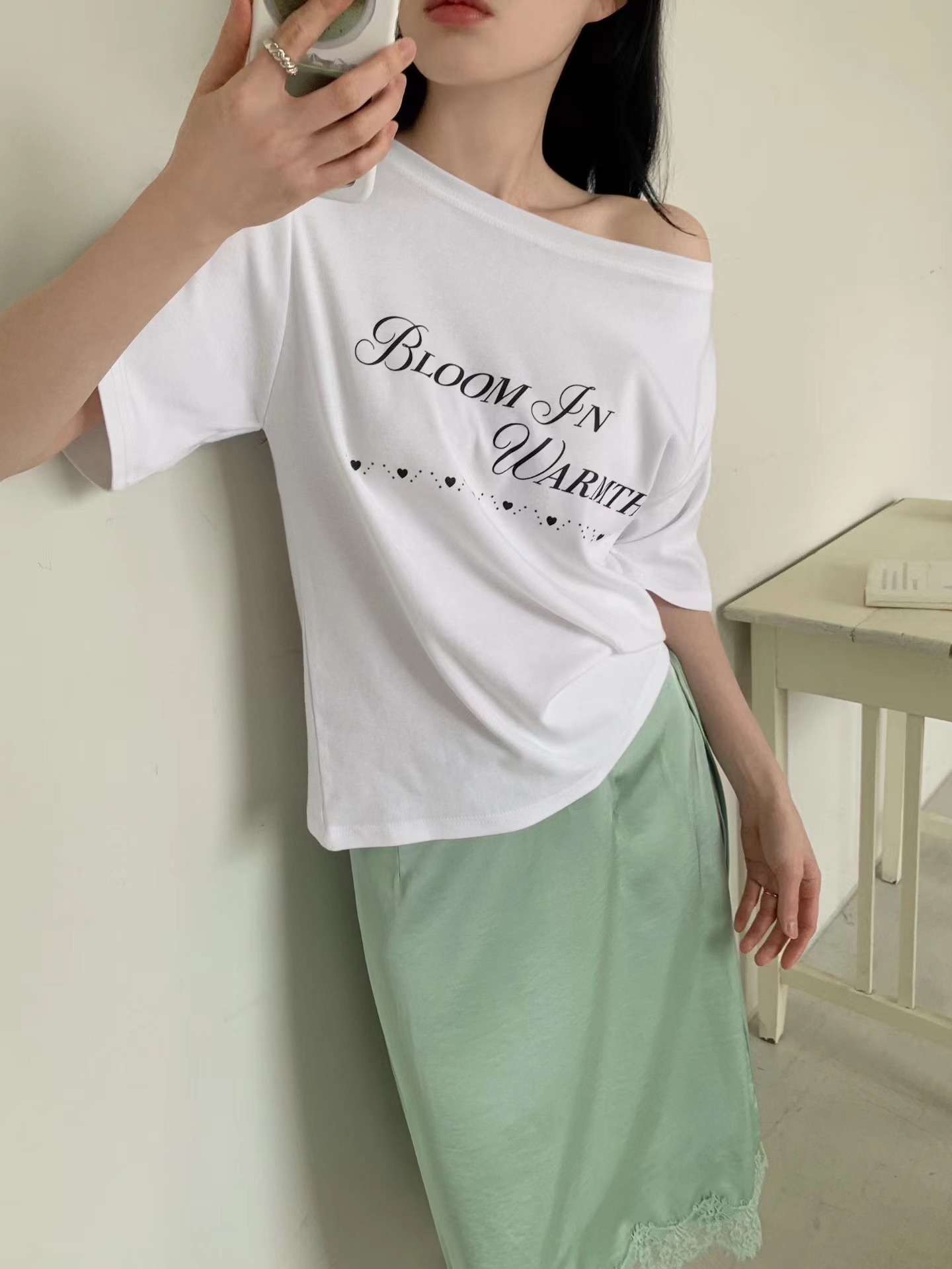 OUIR韓國代購女士新款人氣26春夏休閑職業時尚半身裙中短裙OUIR半身裙/中短裙