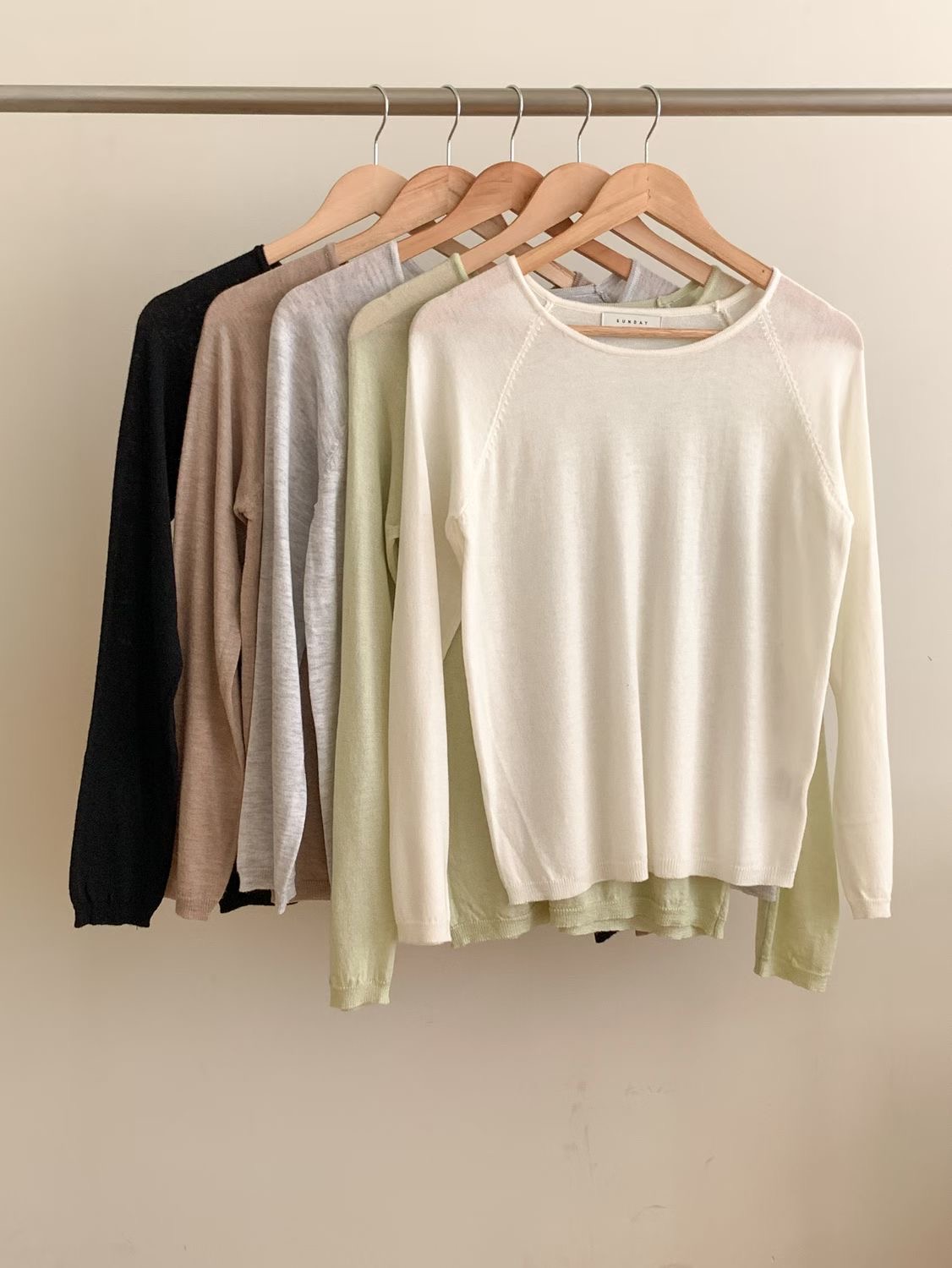 SUNDAY/FF東大門代購女裝新品休閑人氣職業26春夏針織衫SUNDAY/FF針織衫圖色1左一色