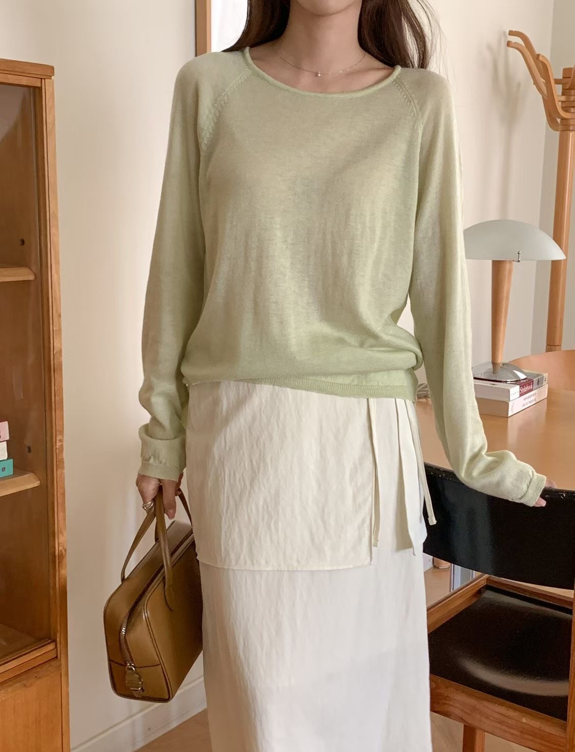 SUNDAY/FF東大門代購女裝新品休閑人氣職業26春夏針織衫SUNDAY/FF針織衫圖色4