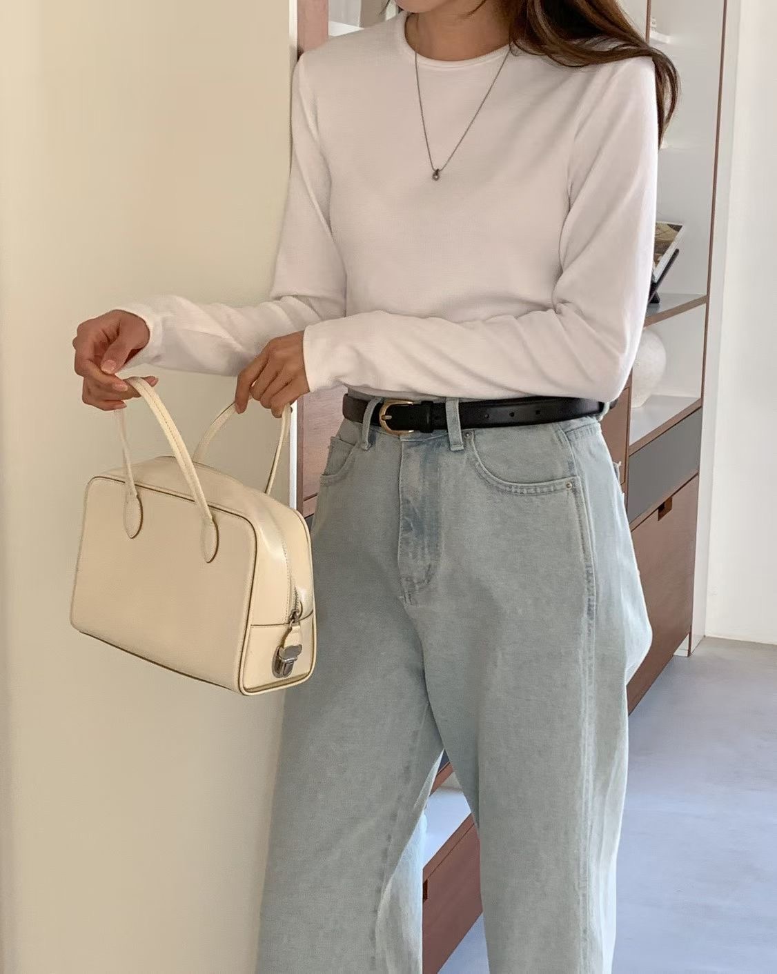 SUNDAY/FF韓國代購女士新款熱賣26春夏時尚人氣真品長袖T恤SUNDAY/FF長袖T恤