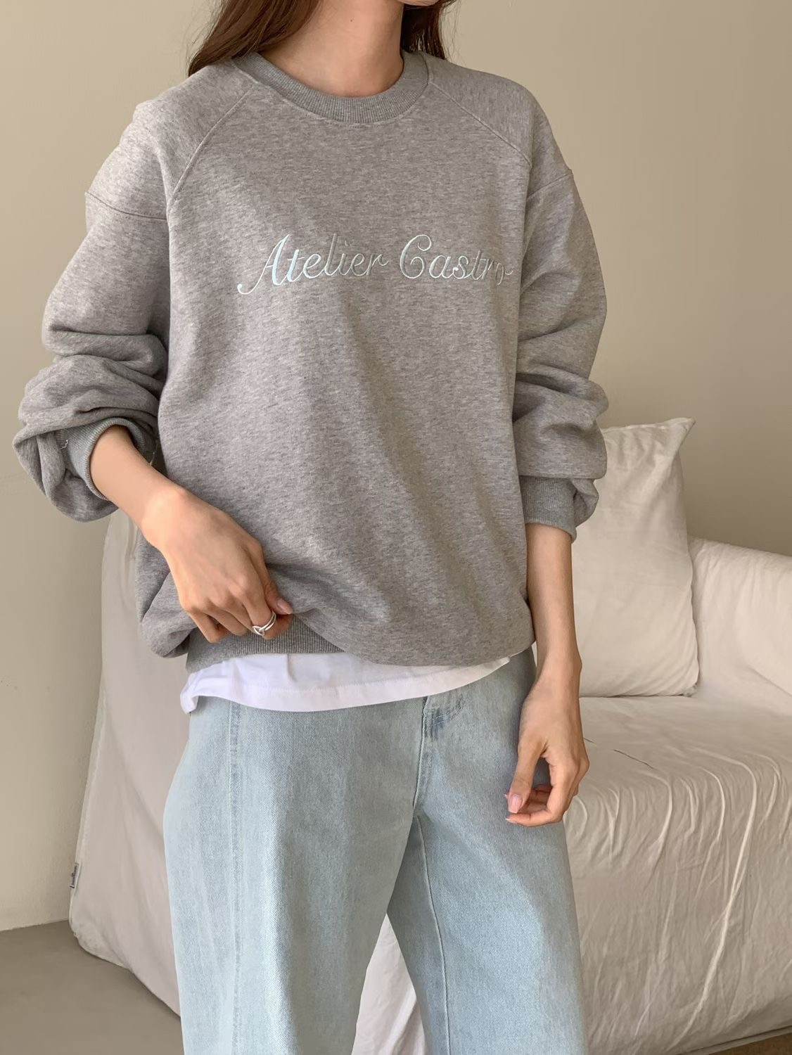 SUNDAY/FF東大門代購女裝新品熱賣時尚職業休閑真品衛衣SUNDAY/FF衛衣圖色3