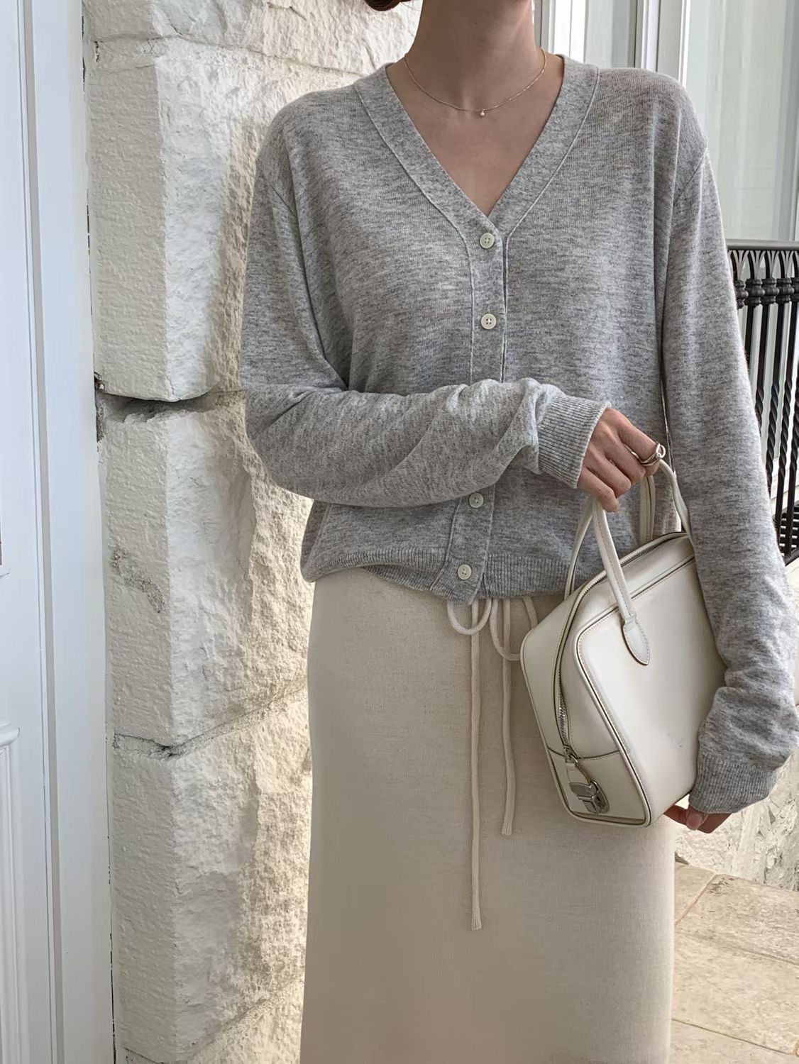 SUNDAY/FF東大門代購女士新款休閑時尚針織衫不含內搭絲綢SUNDAY/FF針織衫圖色2