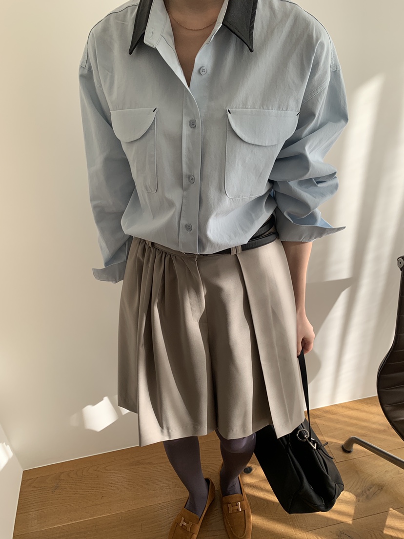 LOGARDEN韓國直郵實拍女裝新品熱賣26春夏時尚裙褲不含腰帶LO GARDEN裙褲