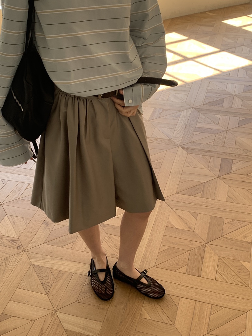 LOGARDEN韓國直郵實拍女裝新品熱賣26春夏時尚裙褲不含腰帶LO GARDEN裙褲