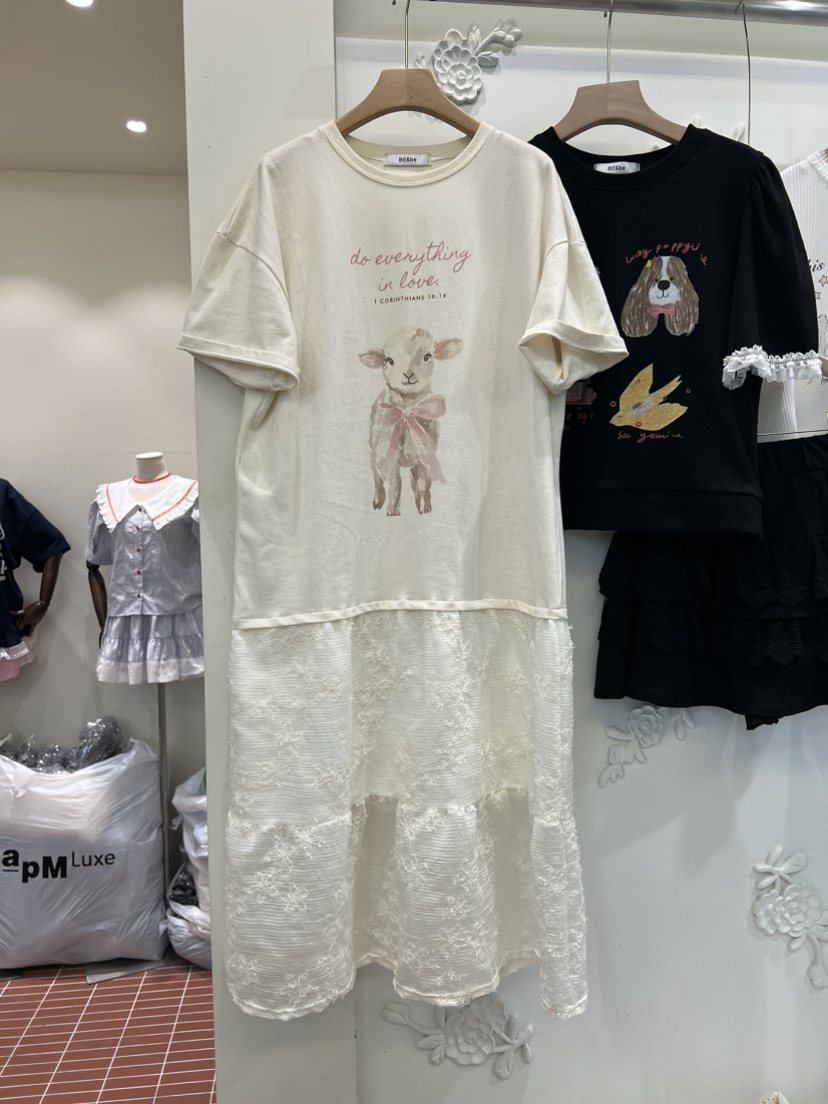 BE&amp;BE韓國代購女士新款休閑26春夏職業推薦人氣連衣裙BE&be連衣裙圖色1