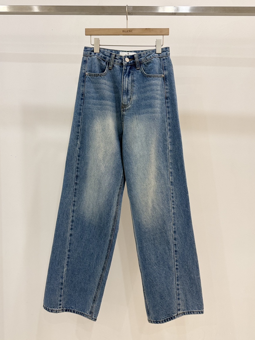BLANC-A韓國東大門直郵女士新款推薦休閑職業人氣牛仔褲BLANC-A牛仔褲圖色2