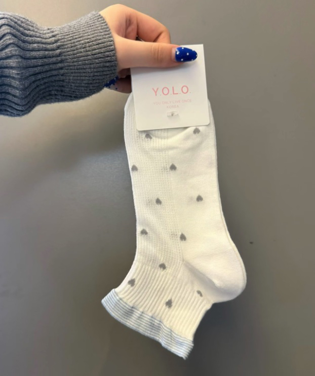 YOLO-P韓國直郵實拍女士新款26春夏人氣推薦熱賣職業襪子YOLO-P襪子圖色1
