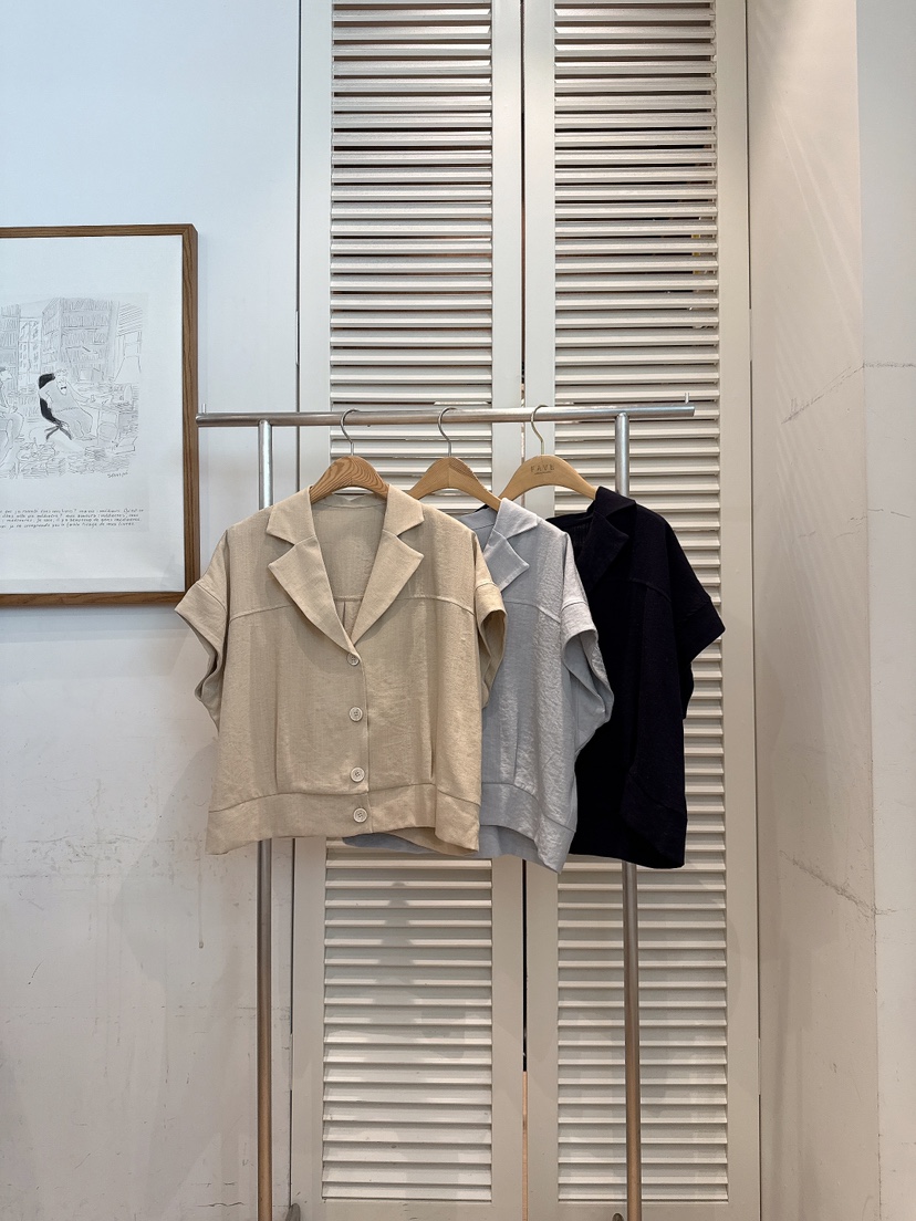 FAVE-L韓國直郵女裝新品休閑人氣推薦時尚26春夏襯衫蕾絲衫FAVE-L襯衫/蕾絲衫