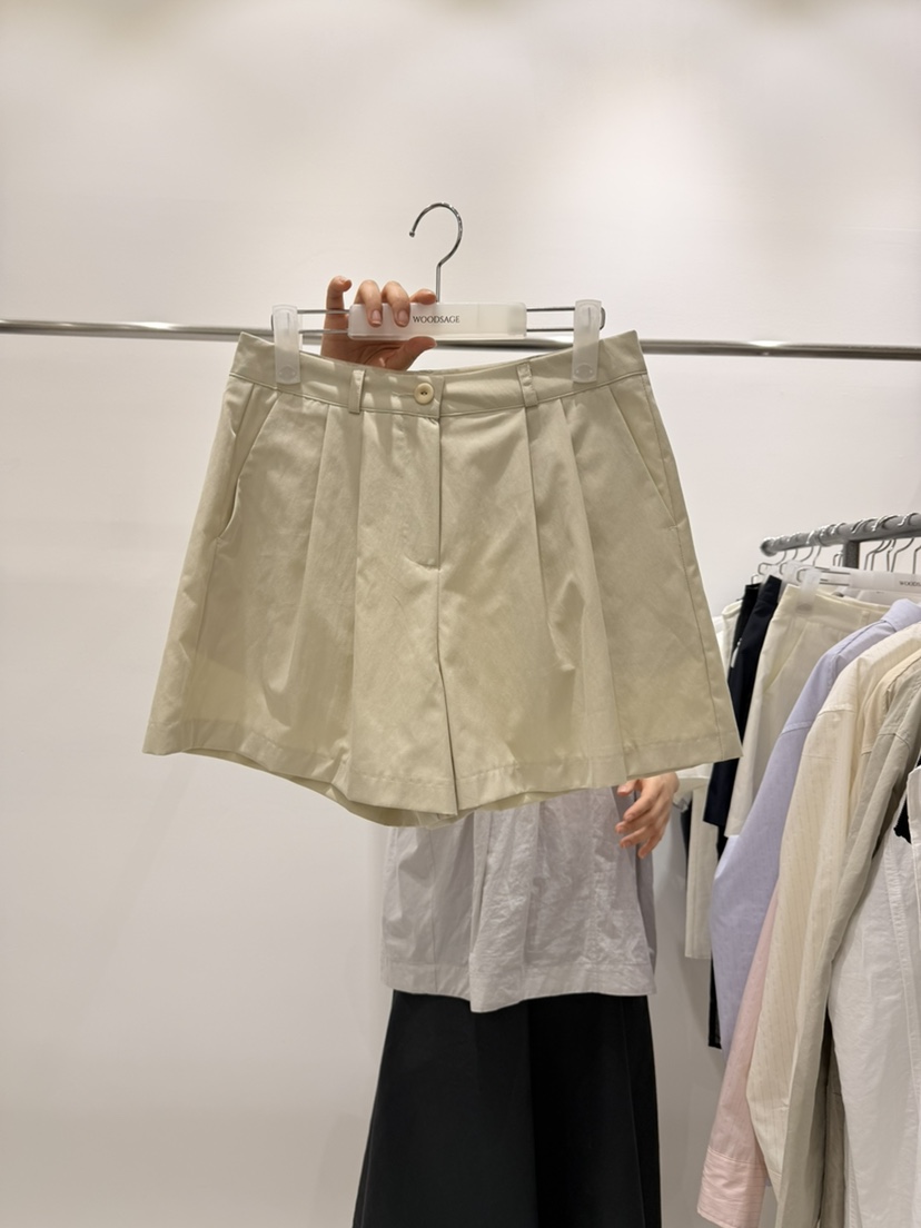 WOOD SAGE韓國東大門直郵女裝新款熱賣26春夏推薦休閑短褲WOOD SAGE短褲圖色1