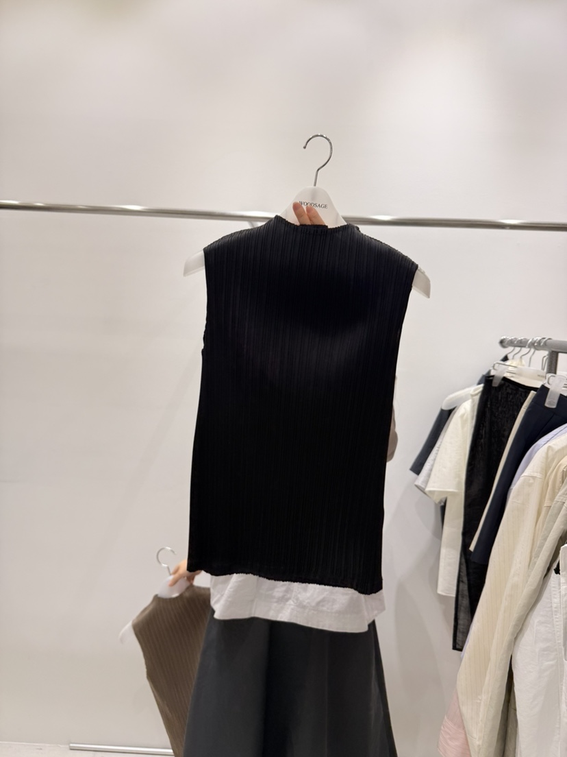 WOOD SAGE韓國東大門代購女裝新品26春夏休閑吊帶背心褶皺WOOD SAGE吊帶/背心圖色3