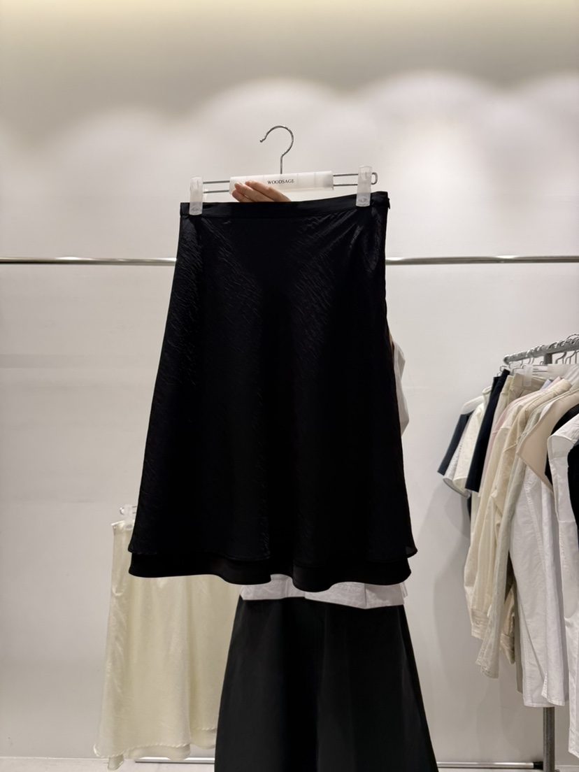 WOOD SAGE韓國直郵實拍女士新款26春夏推薦半身裙中短裙WOOD SAGE半身裙/中短裙圖色3