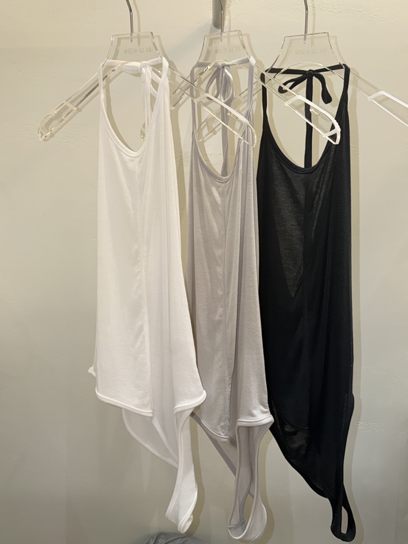 MOST OF ALL U韓國代購女裝新品職業熱賣吊帶背心不對稱MOST OF ALL U吊帶/背心