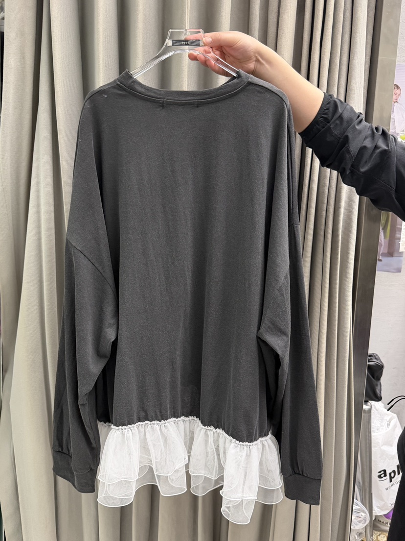 UOOV韓國直郵女裝新品時尚推薦熱賣休閑26春夏職業長袖T恤UOOV長袖T恤