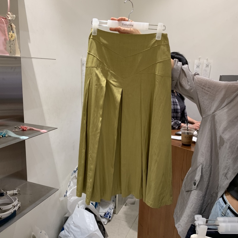 TEMPTING韓國東大門代購女裝新款26春夏休閑半身裙中短裙TEMPTING半身裙/中短裙圖色3