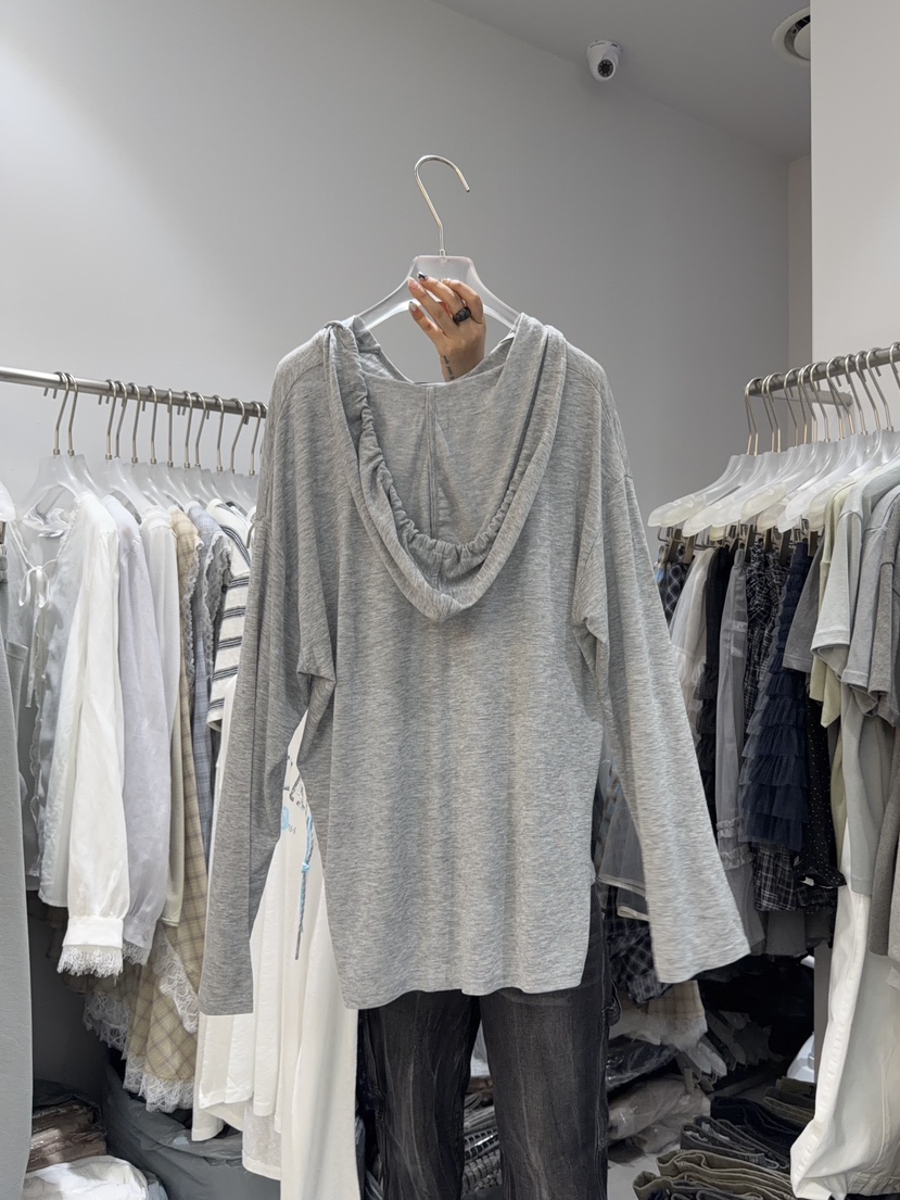 LOOKK/MIMME韓國東大門直郵女士新品26春夏熱賣休閑長袖T恤LOOKK/MIMME長袖T恤