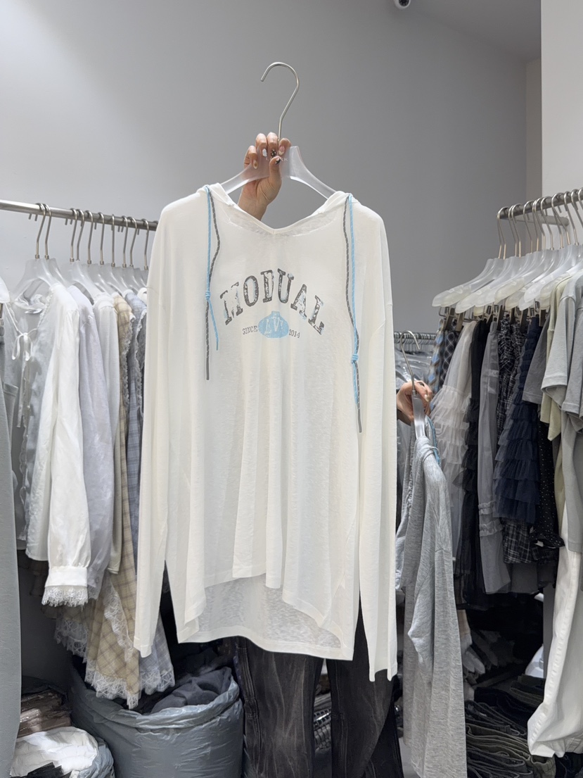 LOOKK/MIMME韓國東大門直郵女士新品26春夏熱賣休閑長袖T恤LOOKK/MIMME長袖T恤圖色2