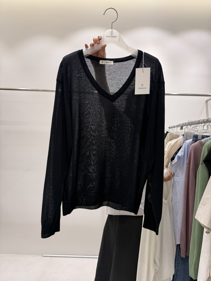 WOOD SAGE韓國東大門代購女士新品26春夏職業熱賣針織衫WOOD SAGE針織衫圖色3