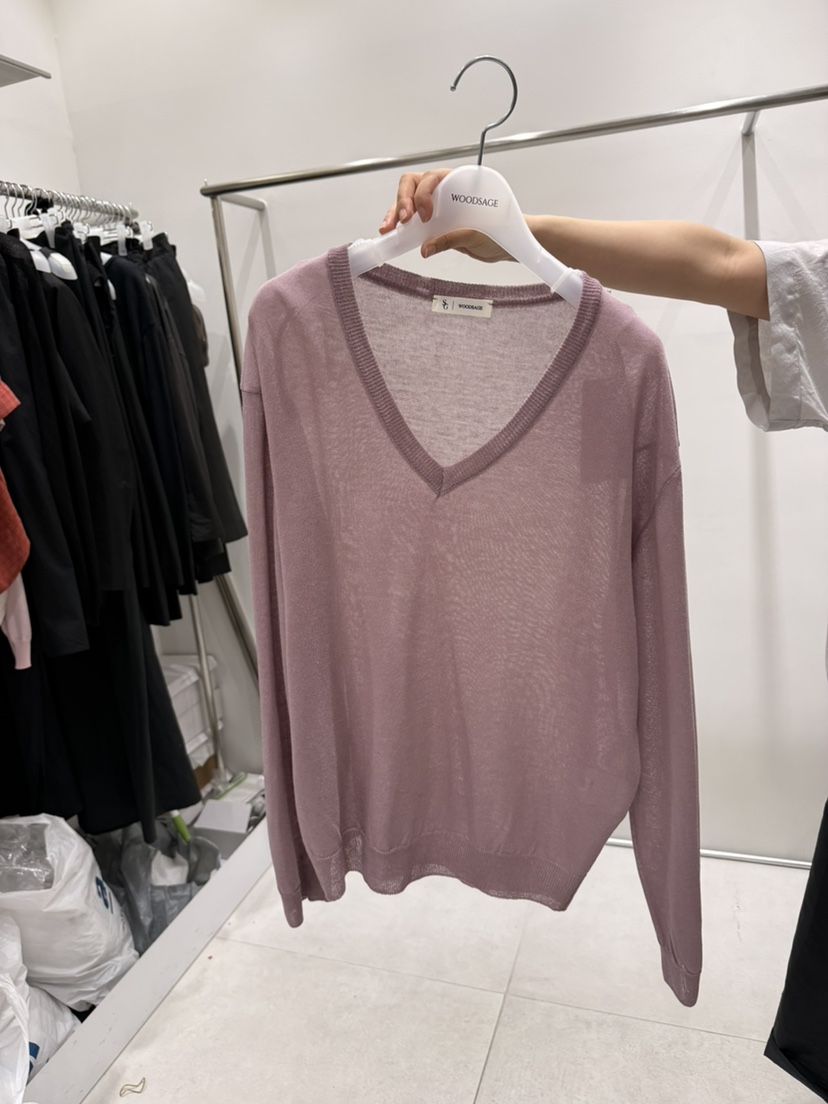 WOOD SAGE韓國東大門代購女士新品26春夏職業熱賣針織衫WOOD SAGE針織衫圖色4