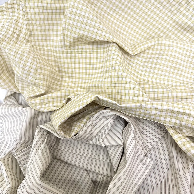 RIVER韓國直郵實拍女裝新款26春夏推薦人氣襯衫蕾絲衫格子WATER/RIVER襯衫/蕾絲衫