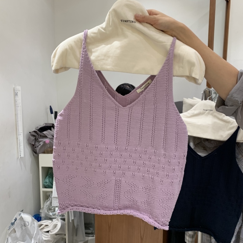 TEMPTING韓國東大門直郵女士新款職業26春夏休閑吊帶背心TEMPTING吊帶/背心圖色1