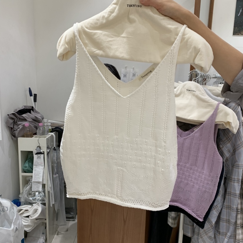 TEMPTING韓國東大門直郵女士新款職業26春夏休閑吊帶背心TEMPTING吊帶/背心圖色2