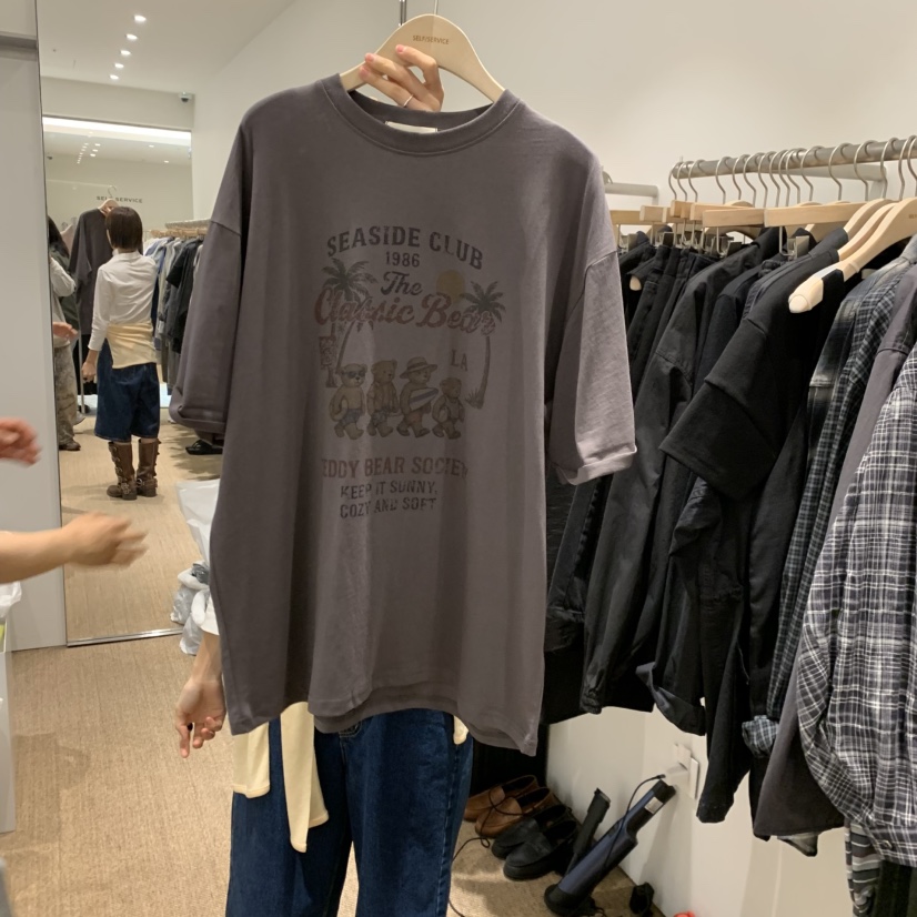 SELF SERVICE韓國東大門代購女士新品熱賣職業推薦休閑T恤SELF SERVICET恤圖色2
