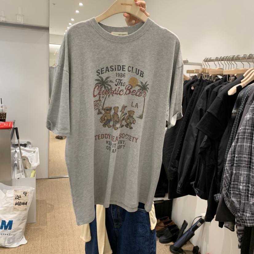 SELF SERVICE韓國東大門代購女士新品熱賣職業推薦休閑T恤SELF SERVICET恤圖色3