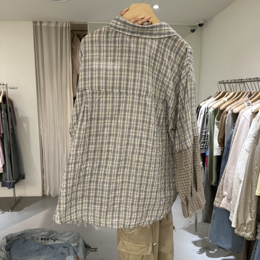 VAULT韓國東大門直郵女裝新款職業推薦休閑熱賣襯衫蕾絲衫VAULT襯衫/蕾絲衫